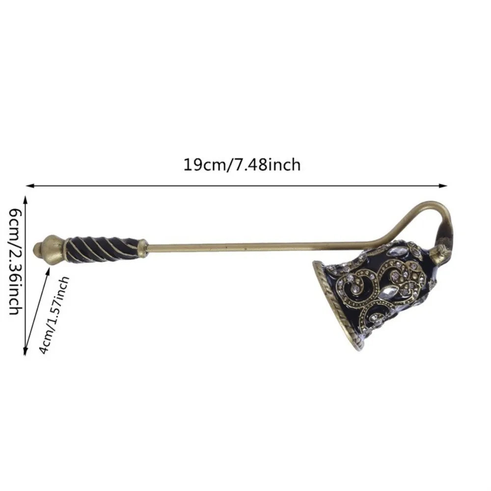 Metal Candle Snuffer - Elegant Long Handle Tool for Safe Candle Care | Home Accessories The Couple Corner