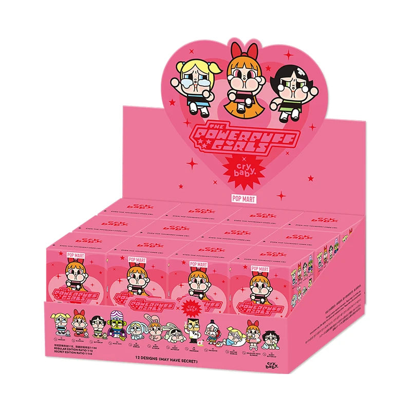 Pop Mart CRYBABY X Powerpuff Girls Series Blind Box - 12PCS Whole Set | The Couple Corner