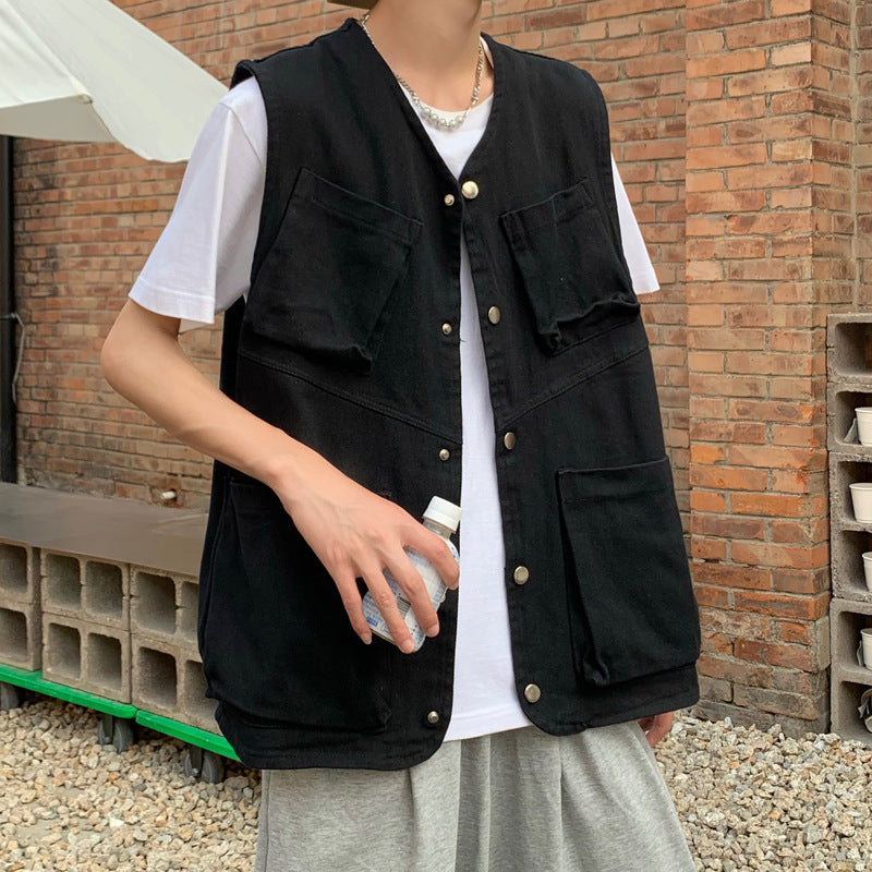 港日無袖背心外套