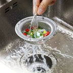 Couples Drain Harmony Stopper - Stainless Steel Hair Catcher for Shared Bathroom & Kitchen Maintenance