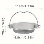 Couples Drain Harmony Stopper - Stainless Steel Hair Catcher for Shared Bathroom & Kitchen Maintenance