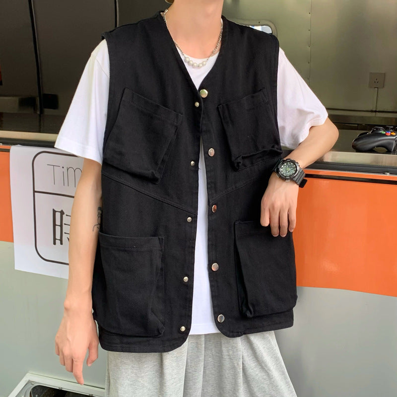 港日無袖背心外套