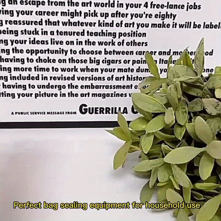 Food Saver - Cordless Mini Vacuum Sealer for Freshness Preservation & Shared Kitchen Goals