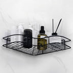 Couples' Shower Harmony Shelf - No-Drill Corner Organizer for Shared Bathroom Storage & Clutter-Free Sanctuary