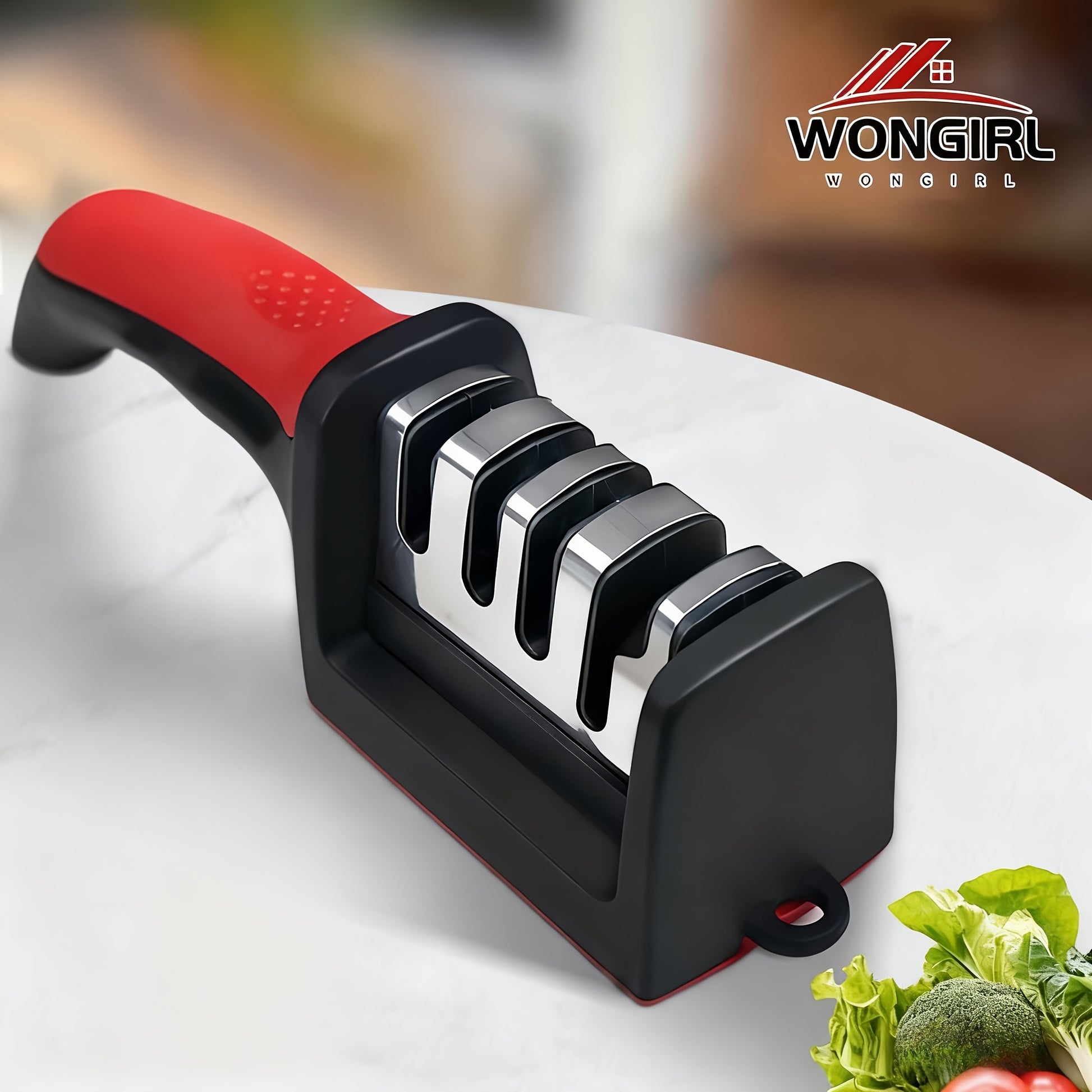 Professional Kitchen Knife Sharpener - 4-Stage Sharpening System for Couples | The Couple Corner