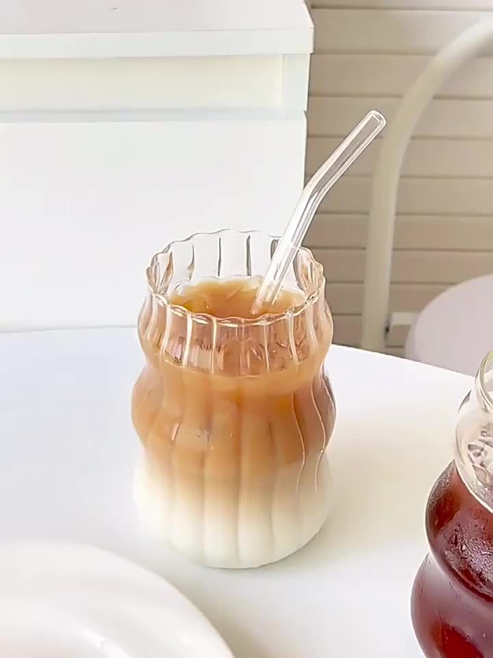 Retro Glass Tumbler - Artistic Irregular Cup for Couples' Cocktail Nights - | The Couple Corner