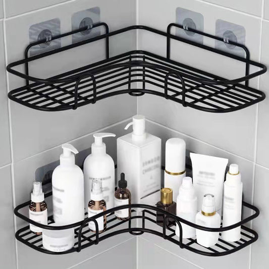 No-Drill Shower Shelf - Corner Organizer for Couples' Shared Bathroom | The Couple Corner