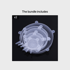 Optimized Title	Couples Kitchen Lids Set - 6-Size Silicone Food Covers for Meal Prep & Shared Cooking Storage