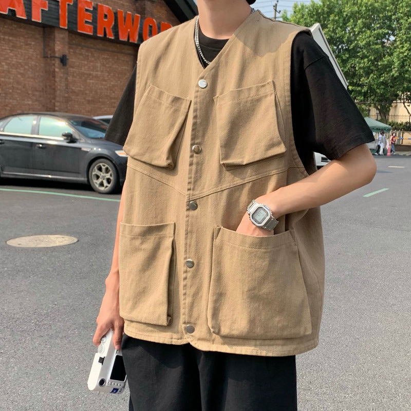 港日無袖背心外套