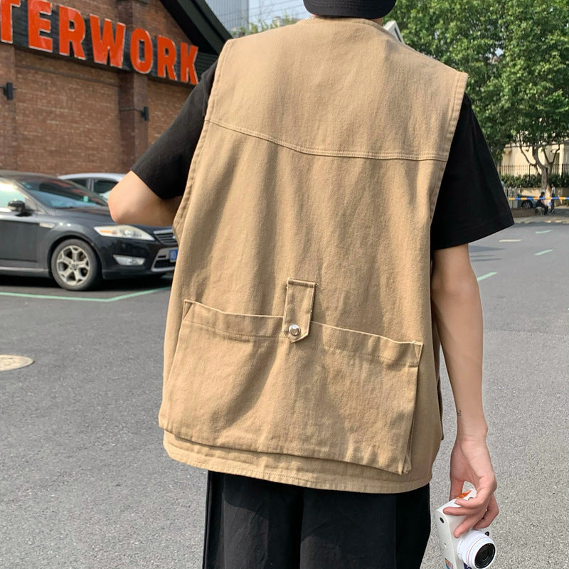 港日無袖背心外套