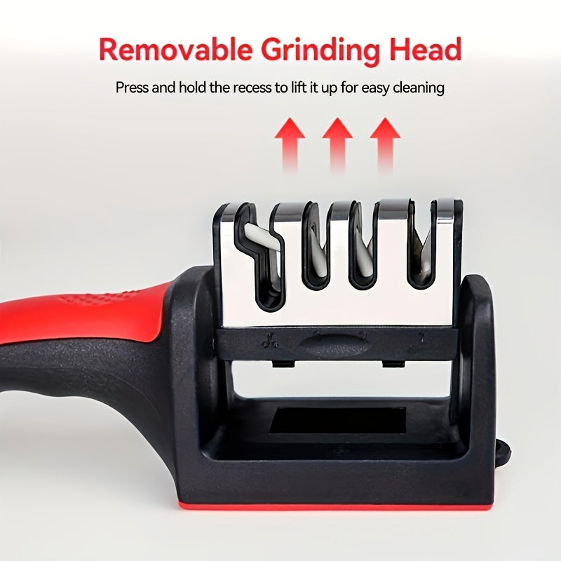 Professional Kitchen Knife Sharpener - 4-Stage Sharpening System for Couples | The Couple Corner