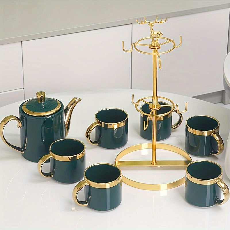 Couples Mug Display Rack - Vertical Double-Layer Holder for Shared Coffee Stations & Relationship Rituals | The Couple Corner