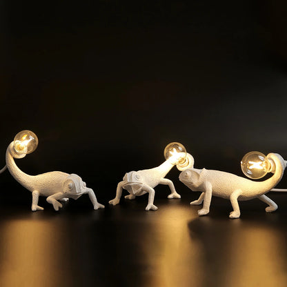 Chameleon Lizard Wall Lamp - Cute Resin Animal Night Light for Couples | The Couple Corner