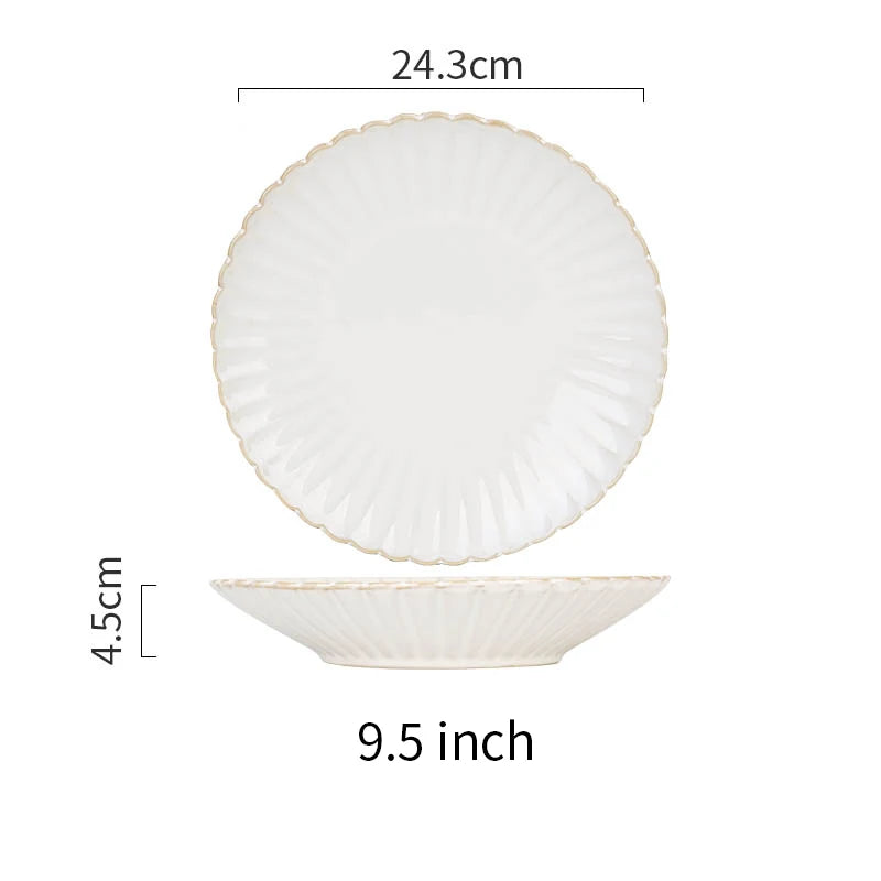 White Ceramic Dinnerware Set - Nordic Plates, Bowls, Mugs | The Couple Corner