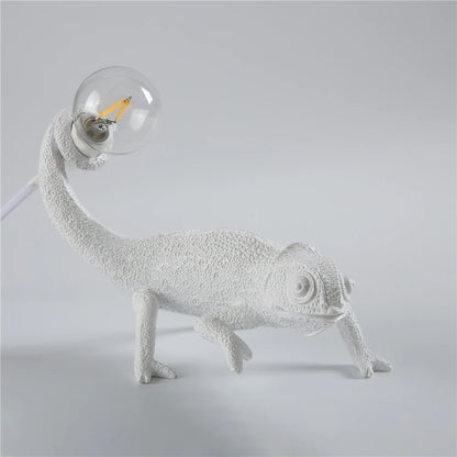Chameleon Lizard Wall Lamp - Cute Resin Animal Night Light for Couples | The Couple Corner