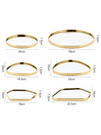 Gold Geometric Mirror Tray - Nordic Jewelry Organizer Dish