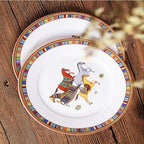 Horse Design Bone China Plate - Dinner Salad Plate 8" 10"