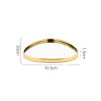 Gold Geometric Mirror Tray - Nordic Jewelry Organizer Dish