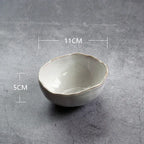 Nordic Ceramic Tableware Set - Irregular Bowls, Plates, Dishes