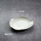 Nordic Ceramic Tableware Set - Irregular Bowls, Plates, Dishes