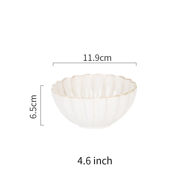 White Ceramic Dinnerware Set - Nordic Plates, Bowls, Mugs