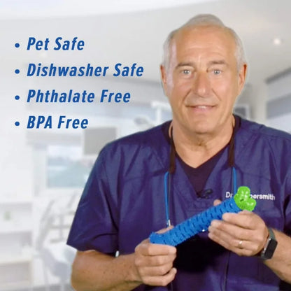 Dog Molar Chew Stick - Food Grade Bone Shape Rubber Teething Toy for Small Dogs | Dog Toy The Couple Corner