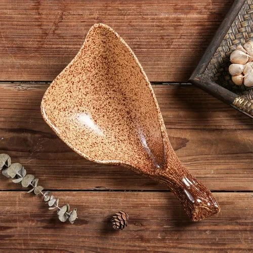 Japanese Ceramic Sushi Sashimi Plate - Oyster Shell Tableware for Couples | The Couple Corner