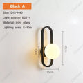 LED Wall Lamp For Luxury Living Room Bedroom Bedside Corridor Aisle Light Hotels Background Home Decorative Wall Sconce 12W