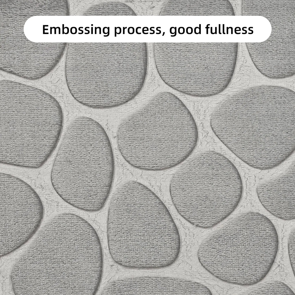 Couples' Spa Experience Mat - Anti-Slip Cobblestone Floor Mat for Shared Bathroom Safety & Relaxation