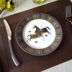 Horse Design Bone China Plate - Dinner Salad Plate 8" 10"