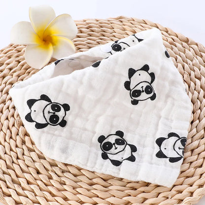 Cotton Dog Bandana Scarf - Summer Pet Accessory for Small Dogs and Cats