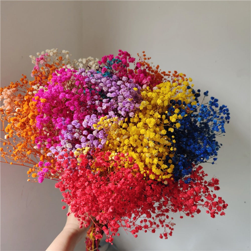 Dried Baby's Breath Bouquet - Wedding & Anniversary Decor - | The Couple Corner