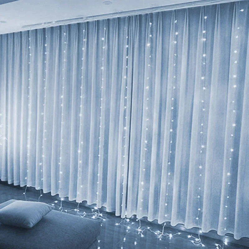 LED Curtain Lights - Create Romantic Ambiance for Date Nights at Home | The Couple Corner