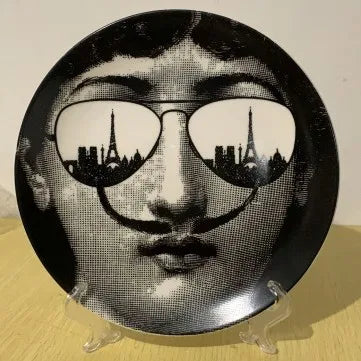 8-Inch Ceramic Ring Jewelry Dish - Designer Decorative Plate for Couples | The Couple Corner