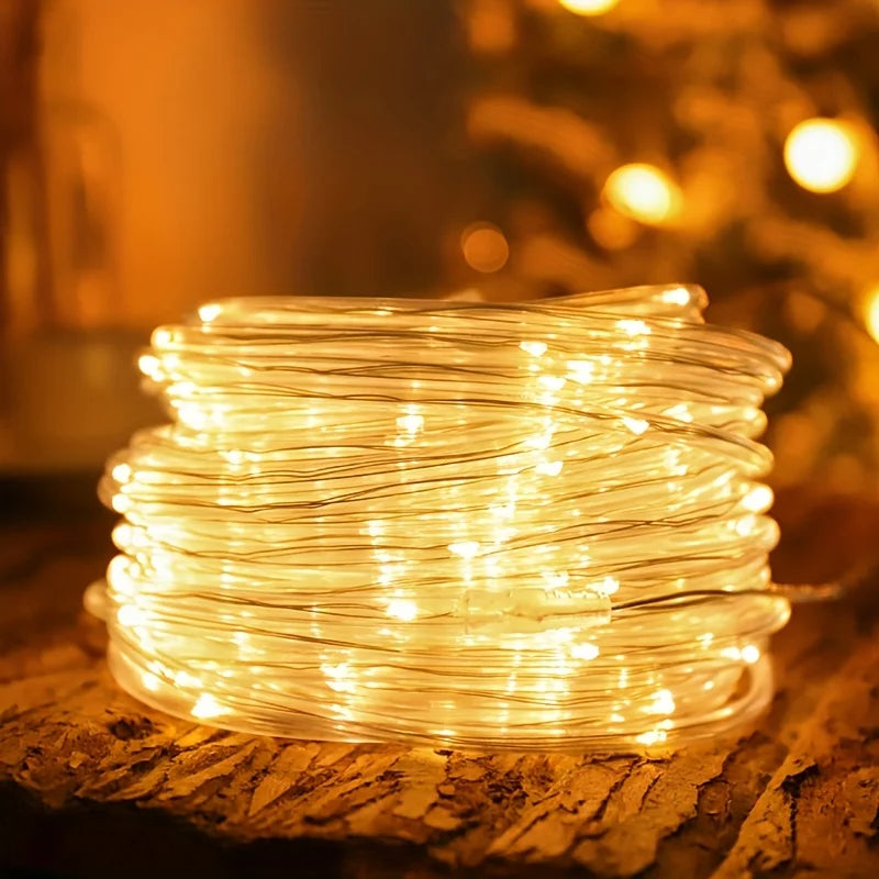 Solar LED Rope Lights - Waterproof Outdoor Fairy String Lights for Garden, Terrace, Wedding & Christmas Decor | The Couple Corner