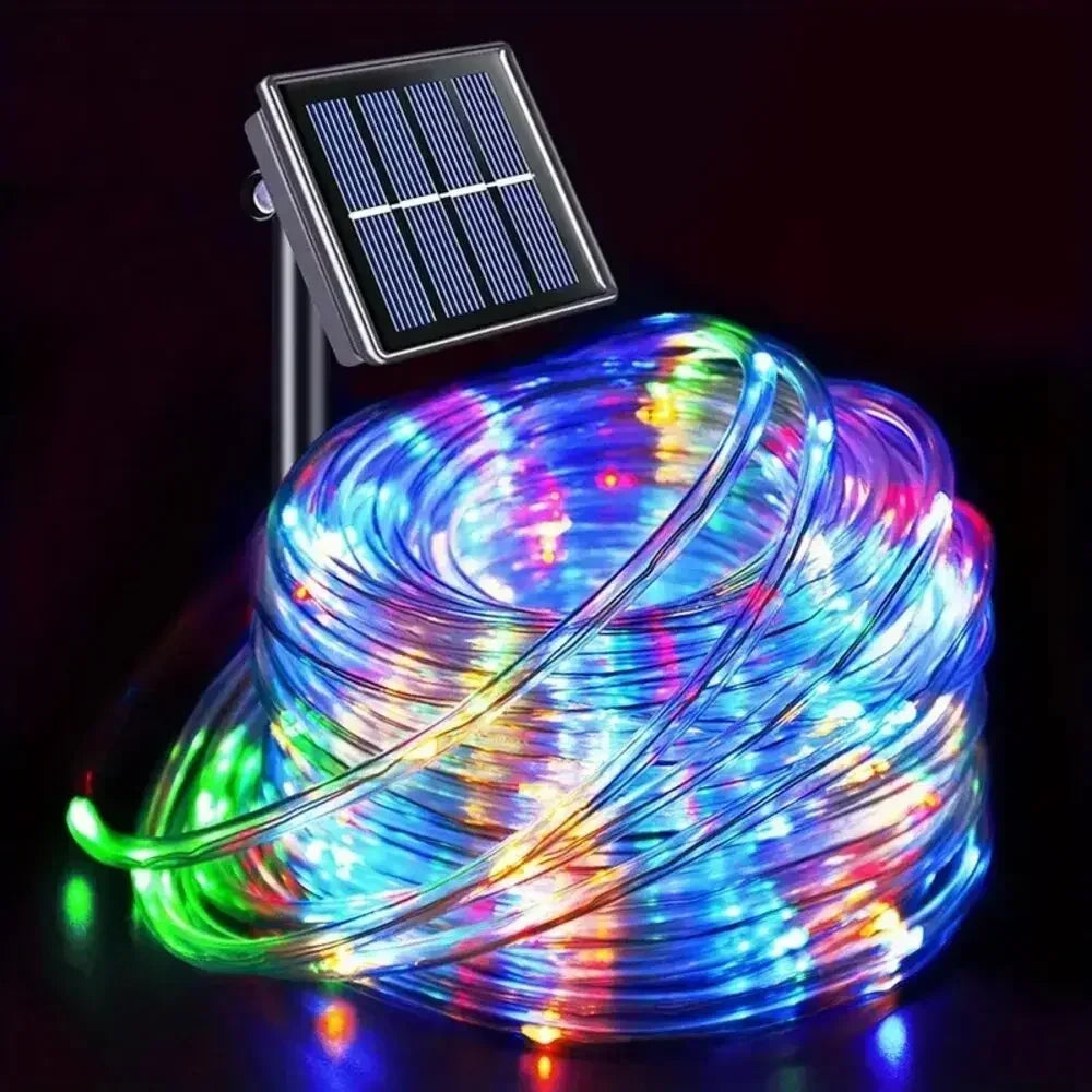 Solar LED Rope Lights - Waterproof Outdoor Fairy String Lights for Garden, Terrace, Wedding & Christmas Decor | The Couple Corner