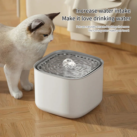 3L Cat Water Fountain - Auto Recirculating Filtered Water Dispenser