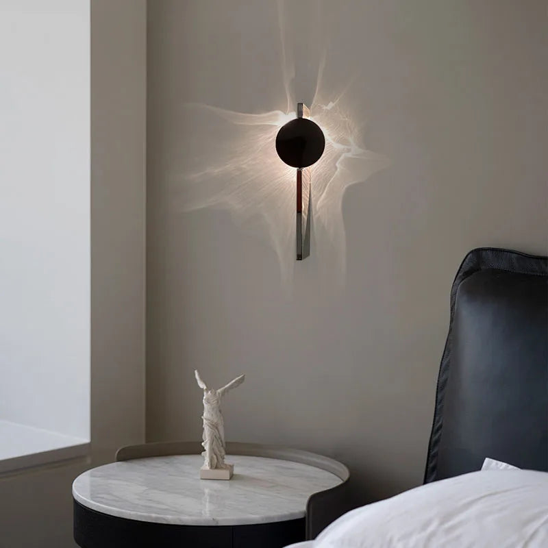 Italian Designer Water Ripple Wall Lamp - Minimalist Luxury Lighting | The Couple Corner