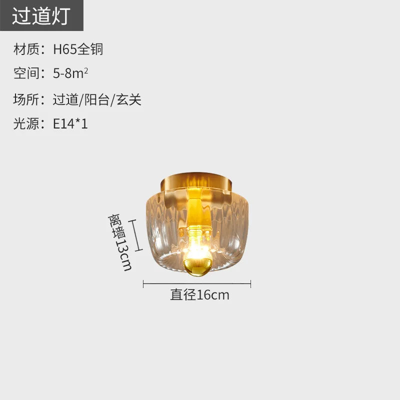 Nordic Wall Sconce - Vintage Glass Lamp for Romantic Bedroom Ambiance | The Couple Corner