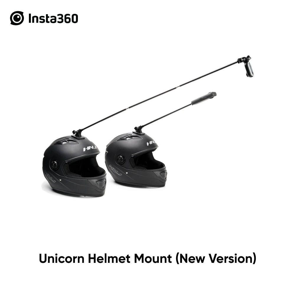 Insta360 Unicorn Helmet Mount (New Version) for ONE X2, ONE R, GO2(must be assembled with the Carbon Fiber Extension) | The Couple Corner
