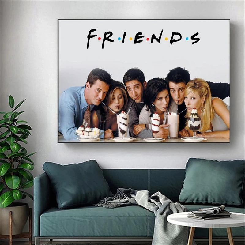 Friends TV Show Canvas Art - Personalized Wall Decor for Couples Who Love Friends | The Couple Corner