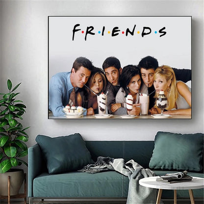 Friends TV Show Canvas Art - Personalized Wall Decor for Couples Who Love Friends | The Couple Corner