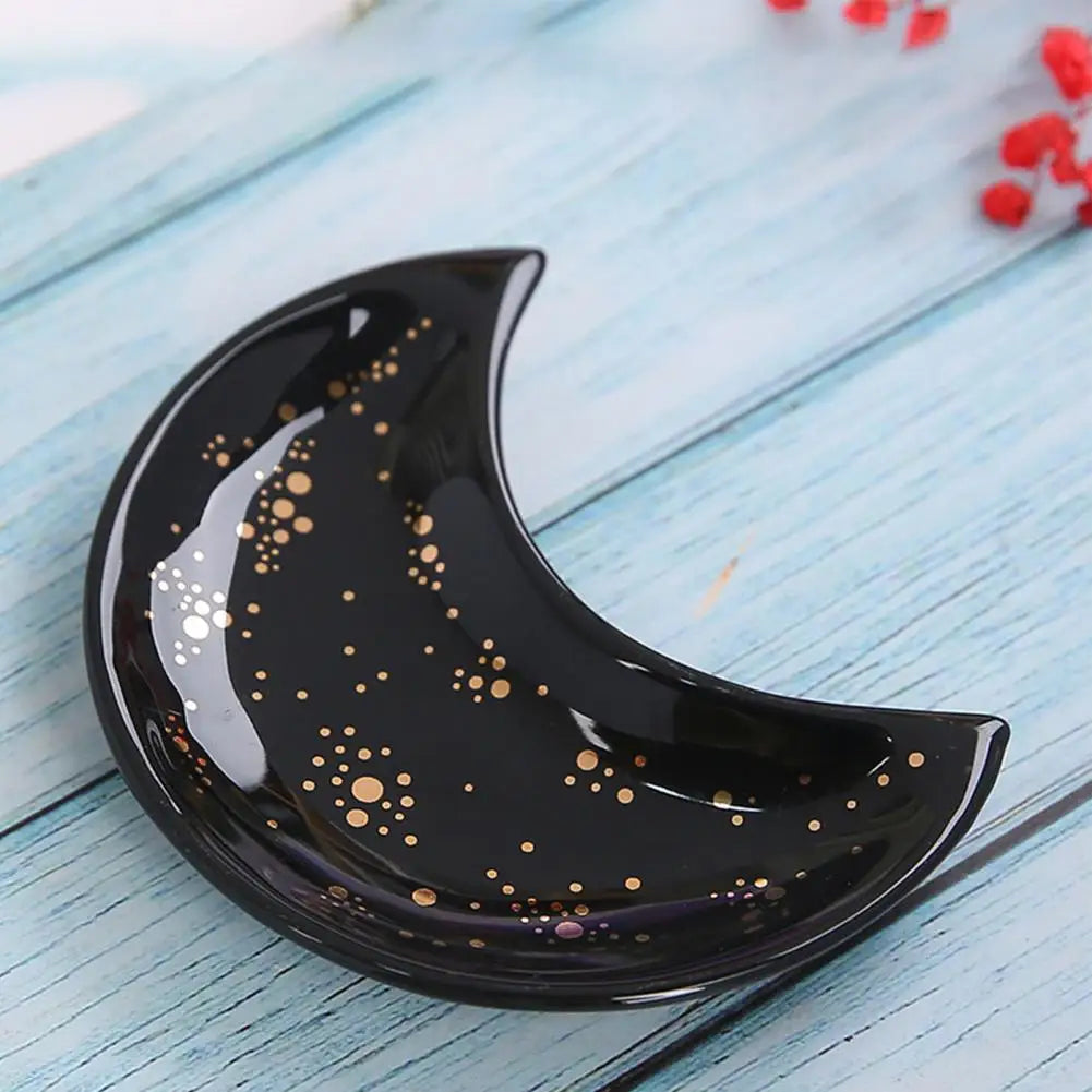 Moon Jewelry Dish - Modern Nordic Ceramic Trinket Tray