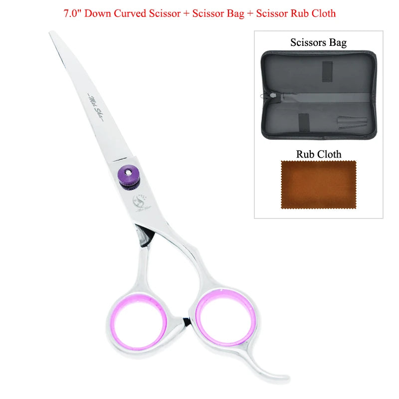 Meisha 7" Professional Dog Grooming Scissors - Japanese Steel Pet Shears Set | Pet Grooming Tool The Couple Corner