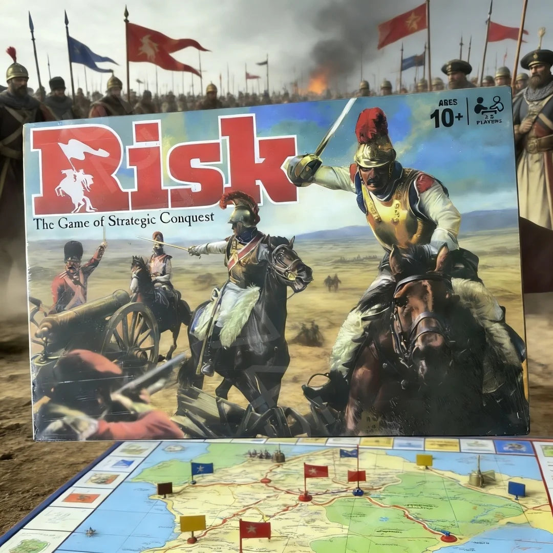 Risk Strategic Conquest Board Game - 2-5 Player War Strategy Game | The Couple Corner