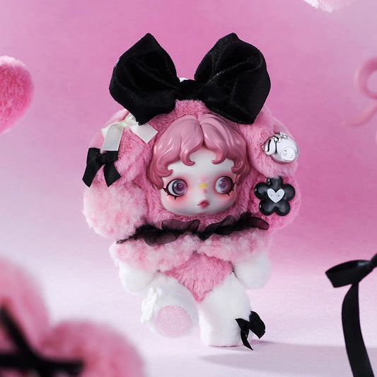 Pop Mart SKULLPANDA × MY MELODY Plush Pendant - Sanrio Collab | The Couple Corner