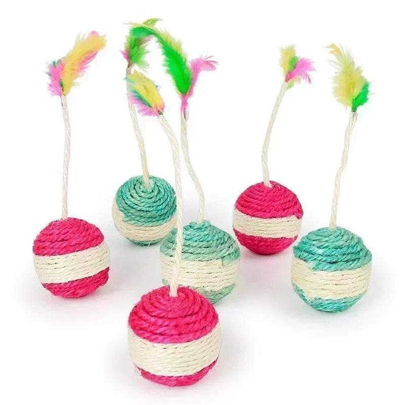 Sisal Scratching Ball Cat Toy