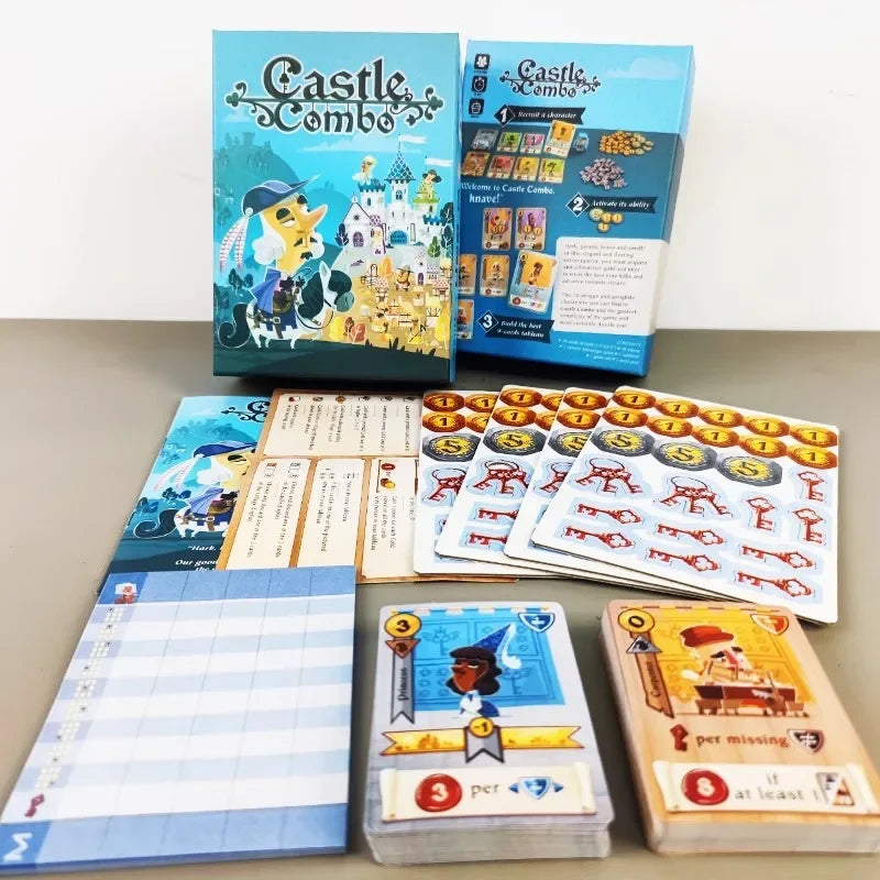 Castle Combo Board Game - Strategic 2-5 Player Party & Family Game | The Couple Corner