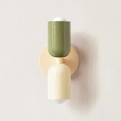 Nordic Bedside Wall Lamp - Colorful Macaron Design, Living Room, Children's Room | The Couple Corner