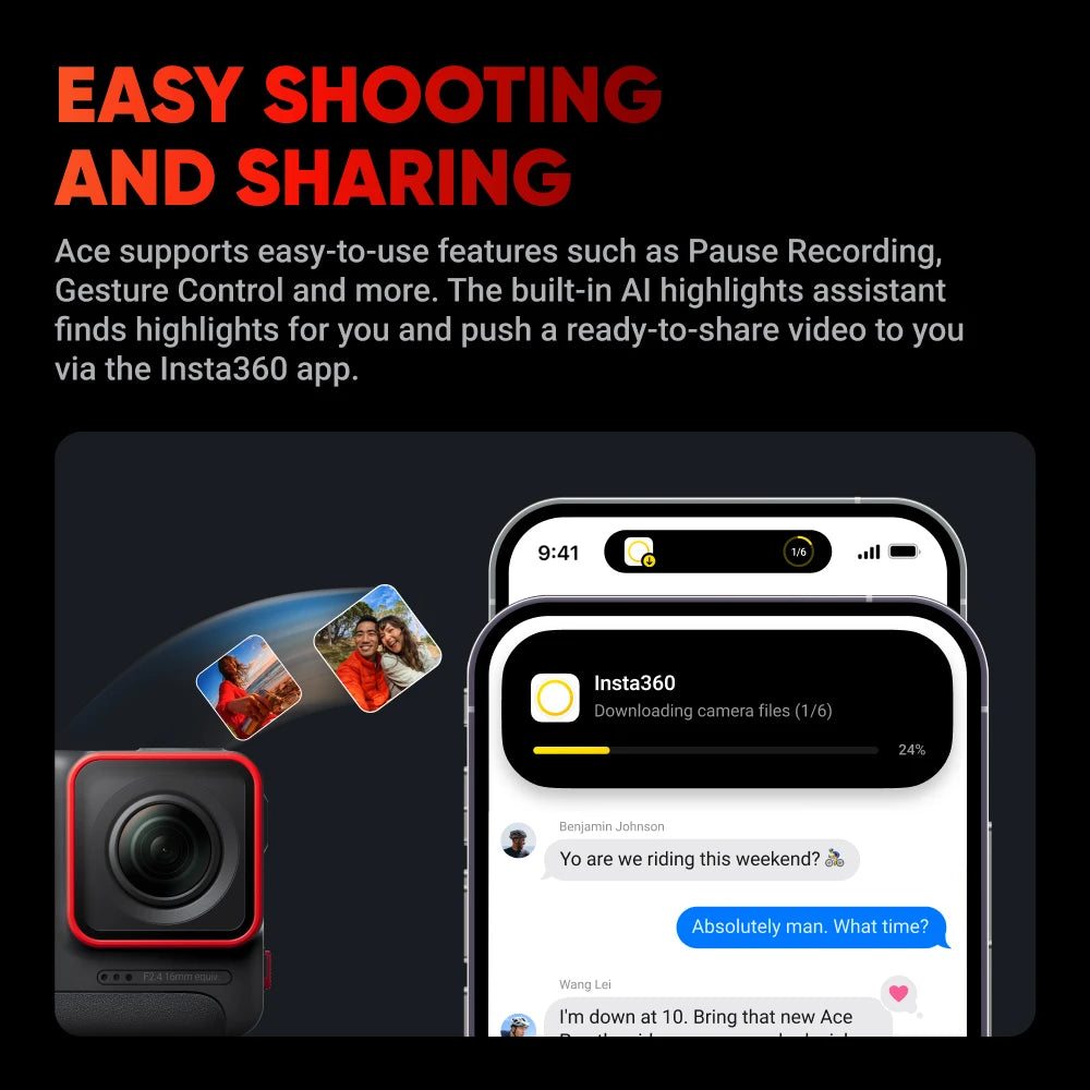 Insta360 Ace - 4K120fps Action Camera for Active Couples' Adventures | Action Cameras The Couple Corner